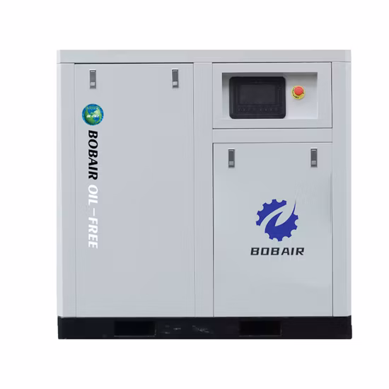IP55 Industrial Controle Inteligente Pm VSD Compressor de ar de parafuso rotativo de dois estágios para produção de vinho