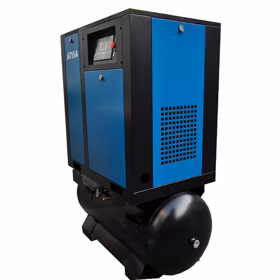 Controle IP55 inteligente industrial Pm 4 em 1 compressor de ar de parafuso integrado