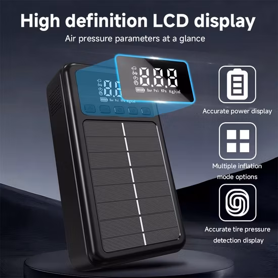 Compressor de ar do carro portátil digital ir para iniciantes automático 150psi bola bicicleta moto bomba carro pneu inflator