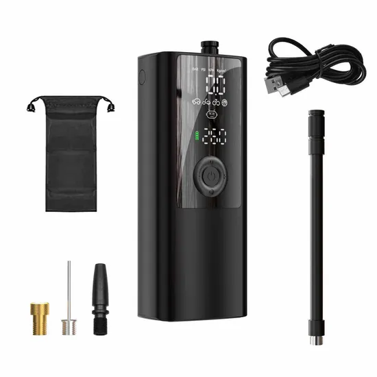 Bomba de ar para carro inteligente sem fio portátil inflador de pneus 12,6V
