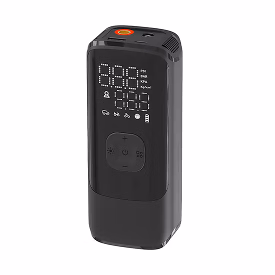 Insuflador de pneus com bomba inflável de ar elétrico inteligente portátil digital recarregável